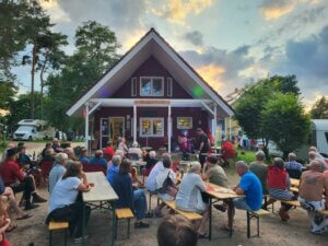 Live-Musik von ColCat auf dem FKK Campingplatz am Rätzsee